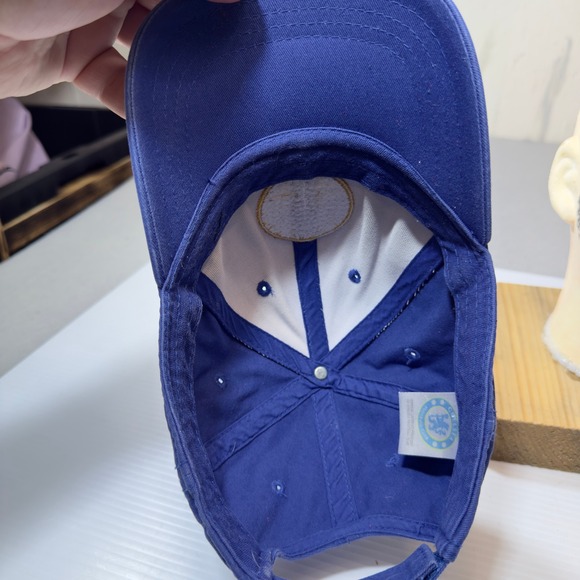 Chelsea Football Club Royal Blue Embroidered Logo Baseball Cap Adult - Picture 7 of 9